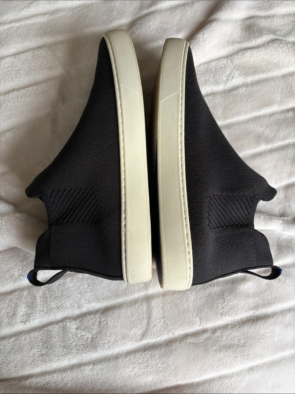 Rothy's Chelsea Slip-On Sneaker Boot in Black